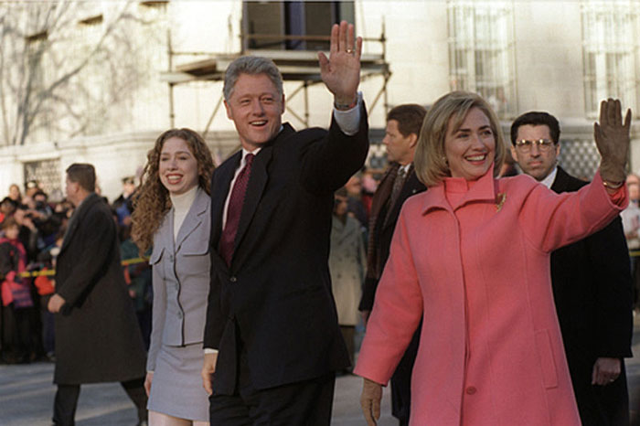Chelsea Clinton, Bill Clinton, and Hillary Clinton